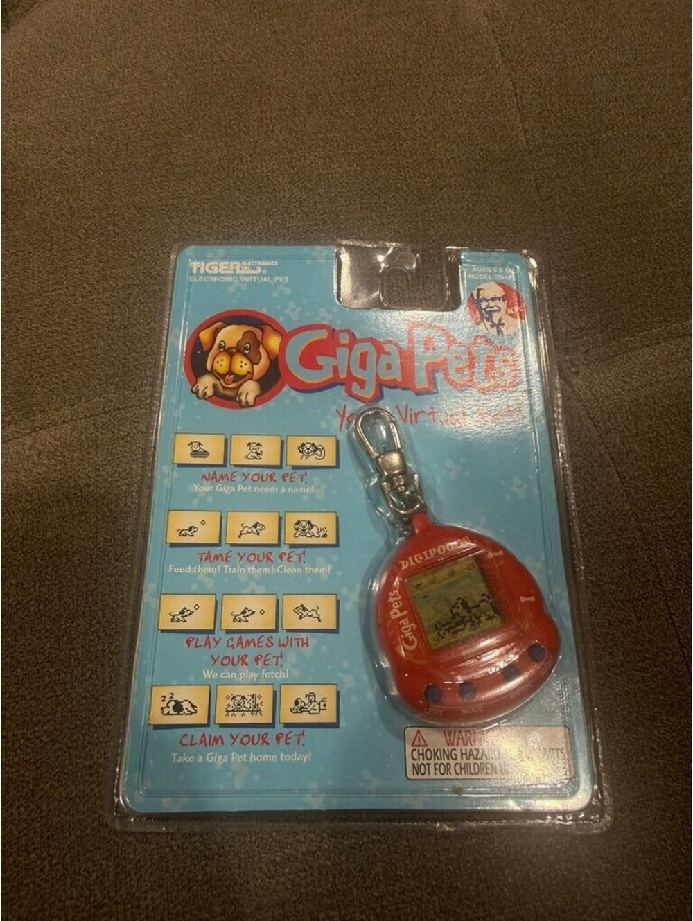 Giga Pets Digipooch Tiger Electronics KFC 1997 Sealed NEW